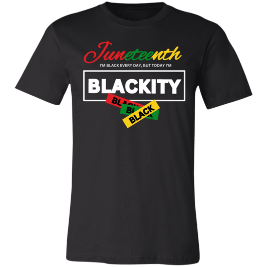 Juneteenth Blackity Black | Women's Jersey Short-Sleeve T-Shirt