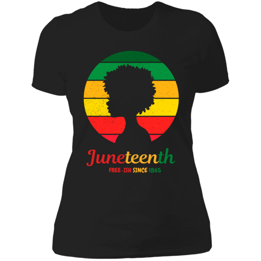 Juneteenth Silhouette | Ladies' Boyfriend T-Shirt