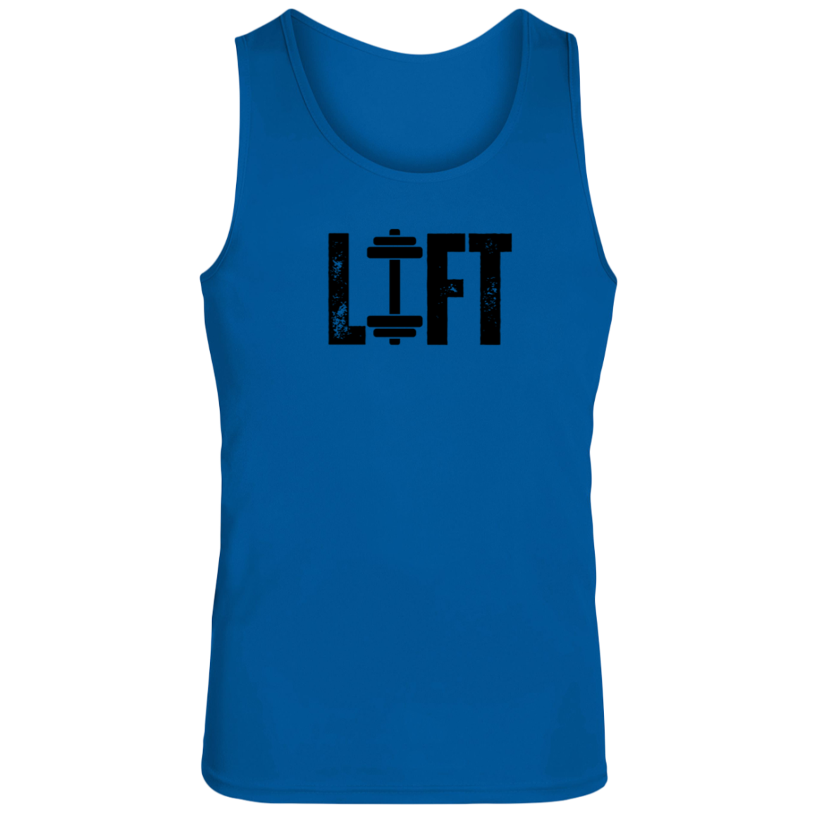 Barbells Print Athletic Tank Top | Moisture Wicking