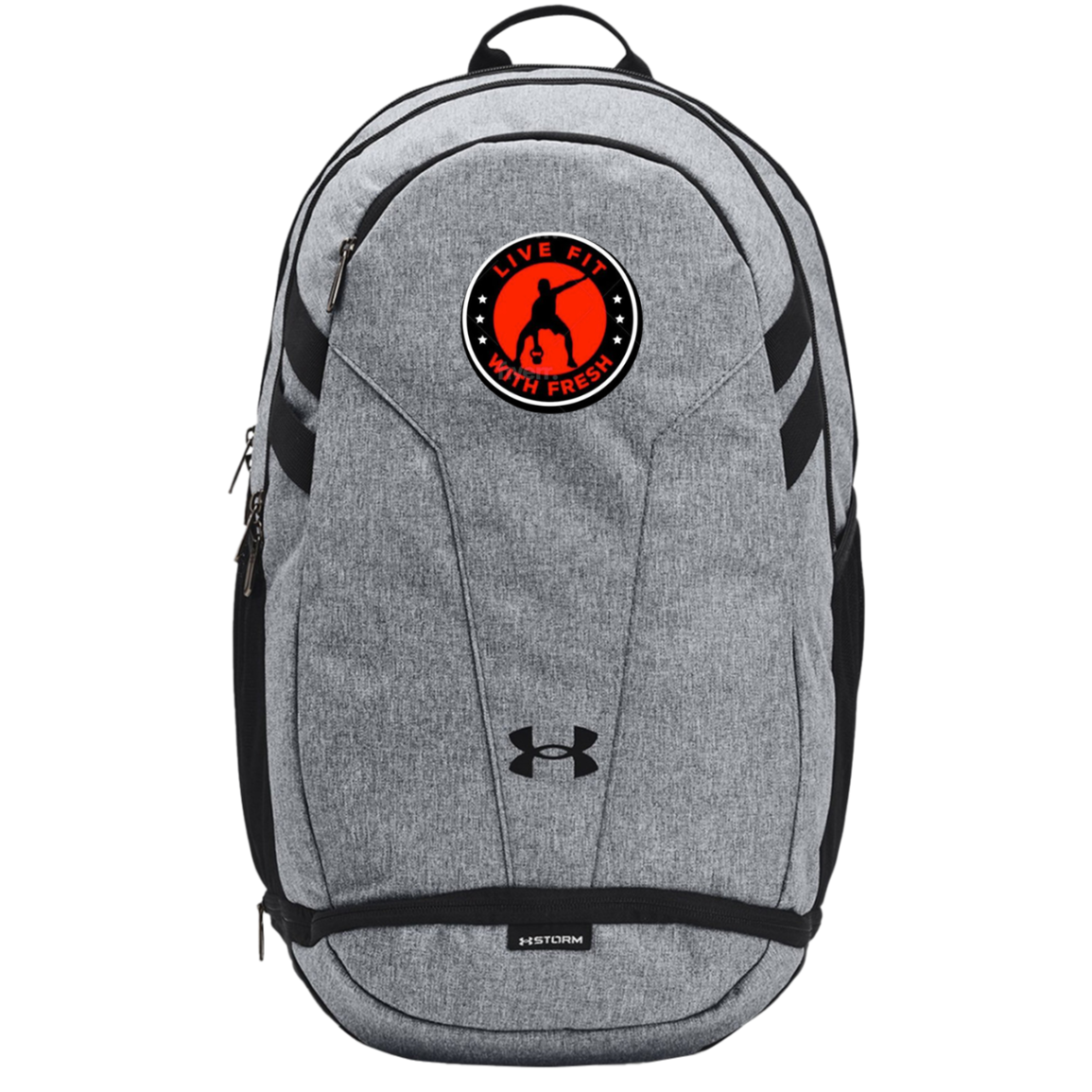 Live Fit With Fresh | Under Armour Hustle 5.0 Team Backpack | large capacity • attractive • convenient storage design