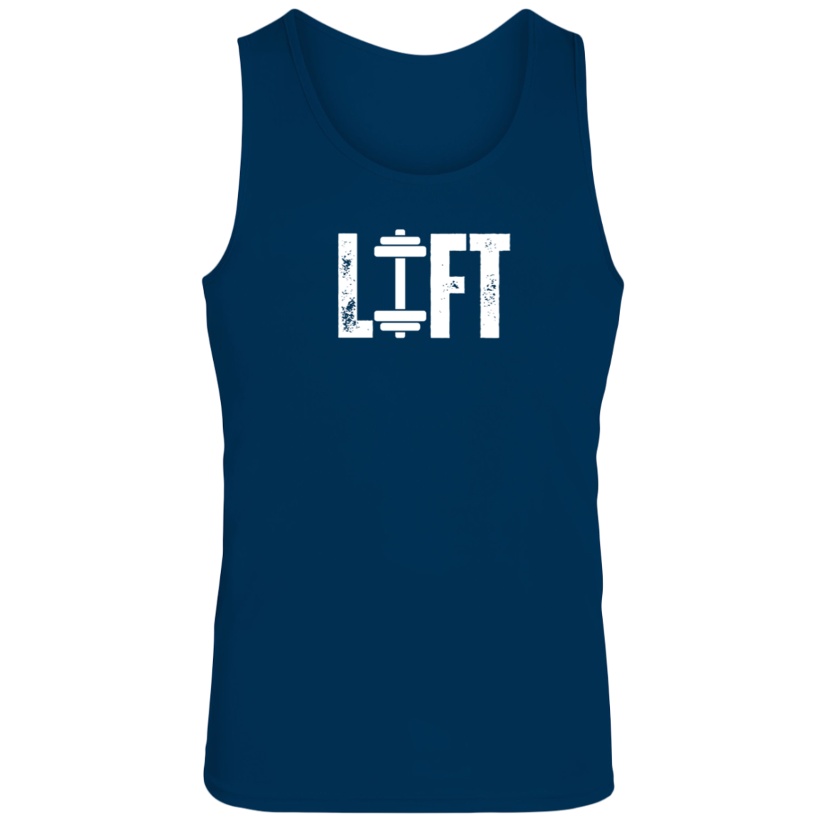 Barbells Print Athletic Tank Top | Moisture Wicking