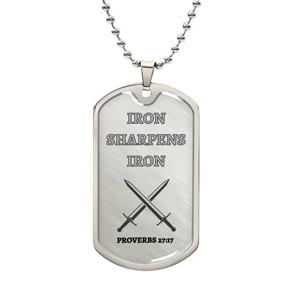 Iron Sharpens Iron | Dog Tag