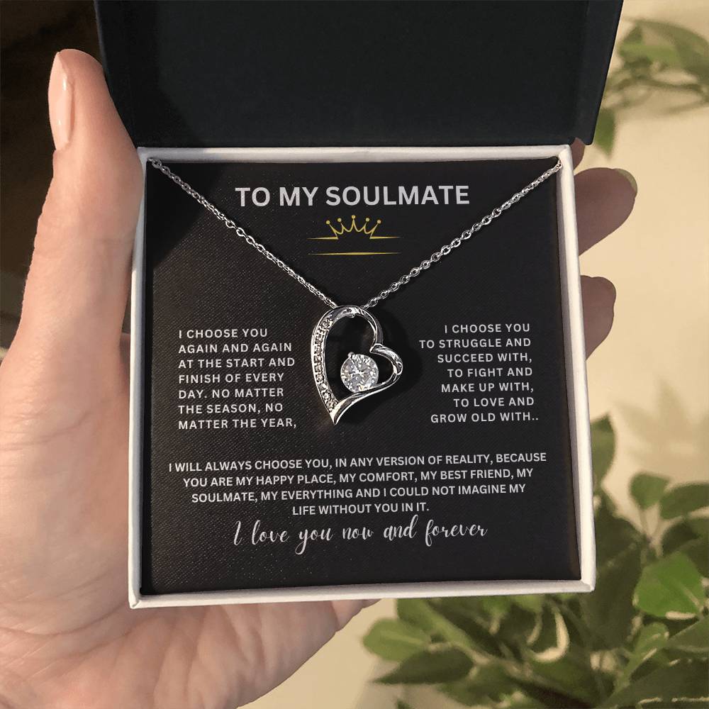 To My Soulmate | Forever Love Necklace