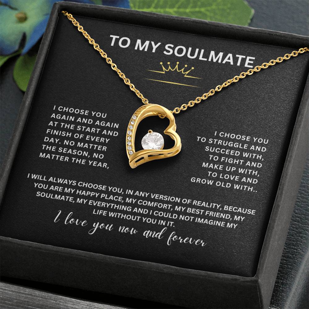 To My Soulmate | Forever Love Necklace